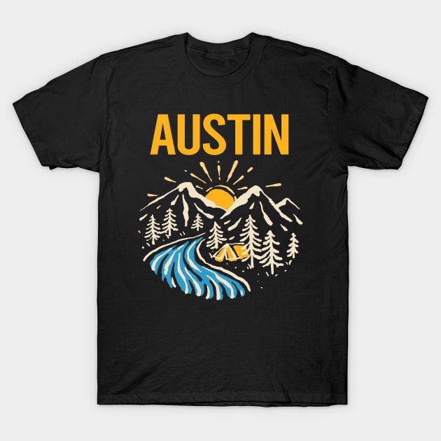 Nature Landscape Austin T-Shirt by rosenbaumquinton52